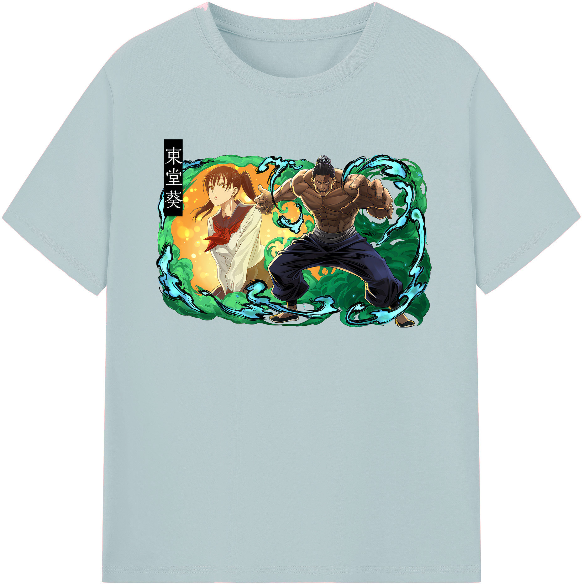 （画像用） 呪術廻戦 Jujutsu Kaisen 綿100％半袖Tシャツ（フロントプリント）
